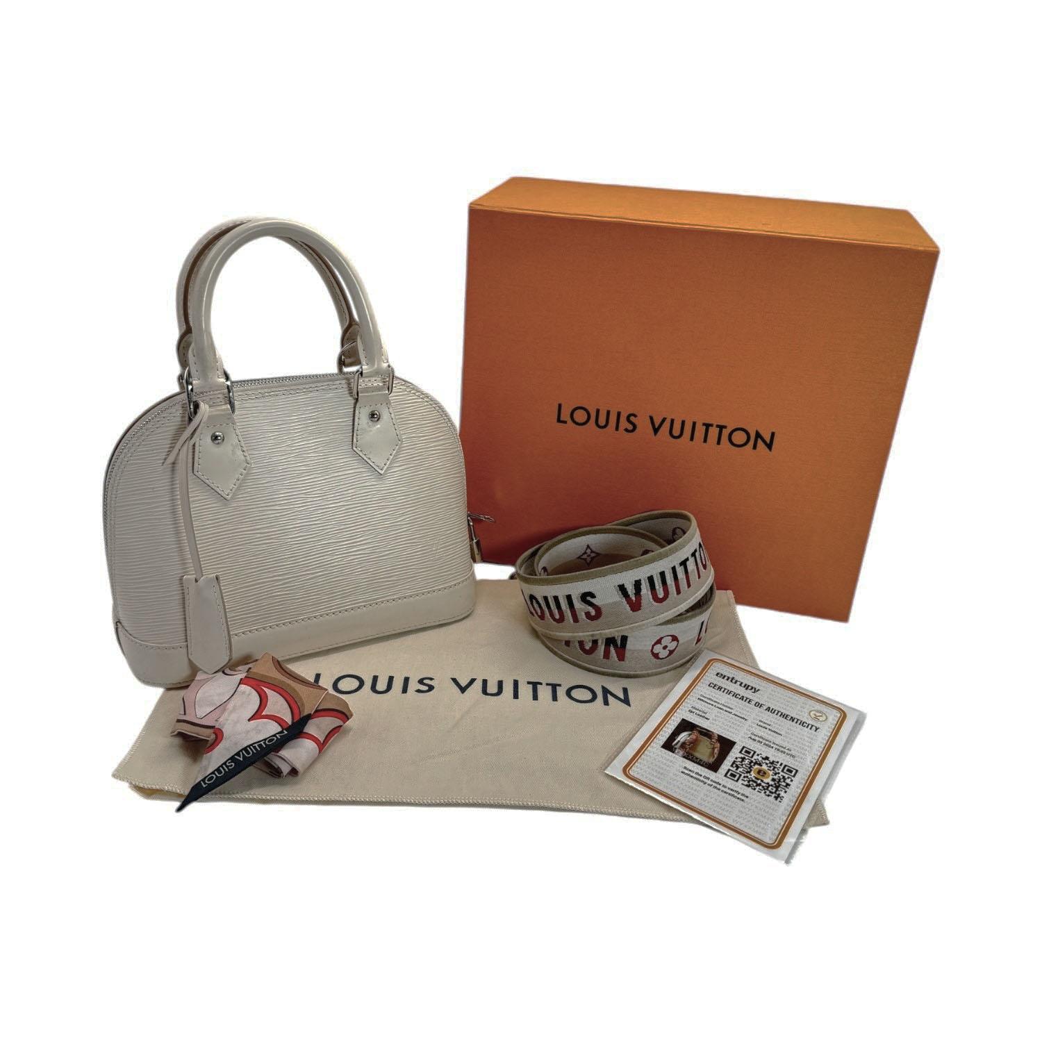 Louis Vuitton Epi Jacquard Alma BB Quartz Handbag For Sale 4