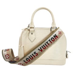 Sac à main Louis Vuitton Epi Jacquard Alma BB Quartz