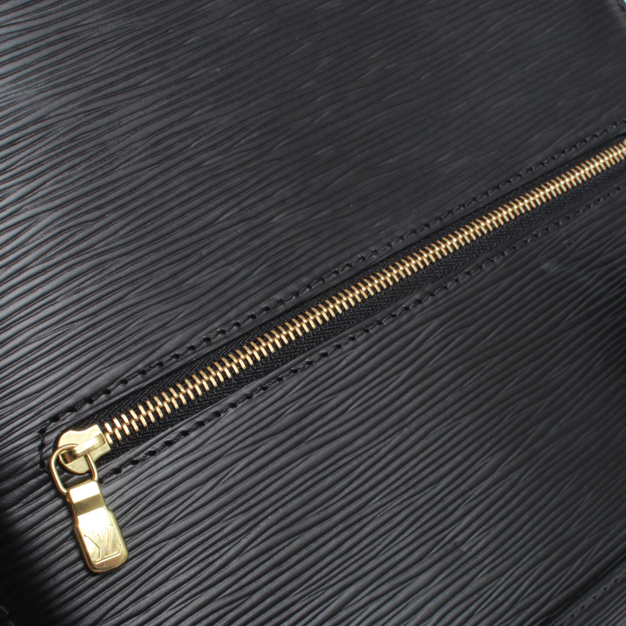 Black Louis Vuitton Epi Leather Backpack