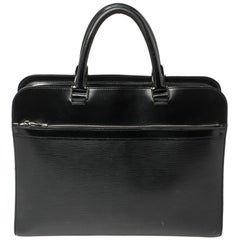 Used Louis Vuitton Epi Leather Bassano GM Briefcase