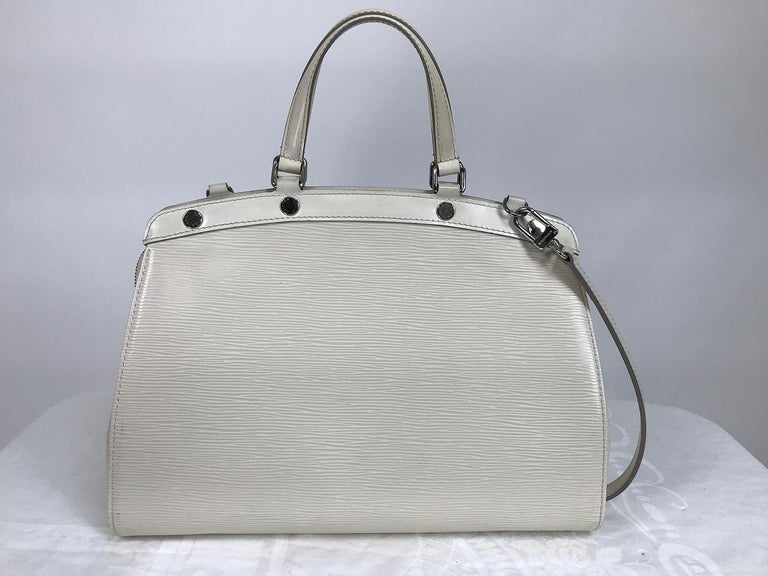 Louis Vuitton Epi Leather Brea Shoulder Bag mm Ivory For Sale at