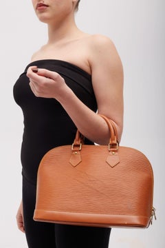 Louis Vuitton Epi Leather Cipango Orange Alma Pm Handbag