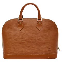 Louis Vuitton Epi Leather Cipango Orange Alma Pm Handbag