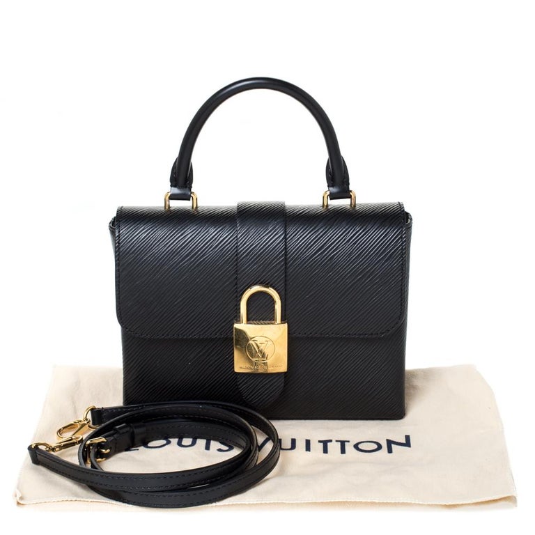 Louis Vuitton - Authenticated LOCKY Bb Handbag - Leather Black for Women, Never Worn