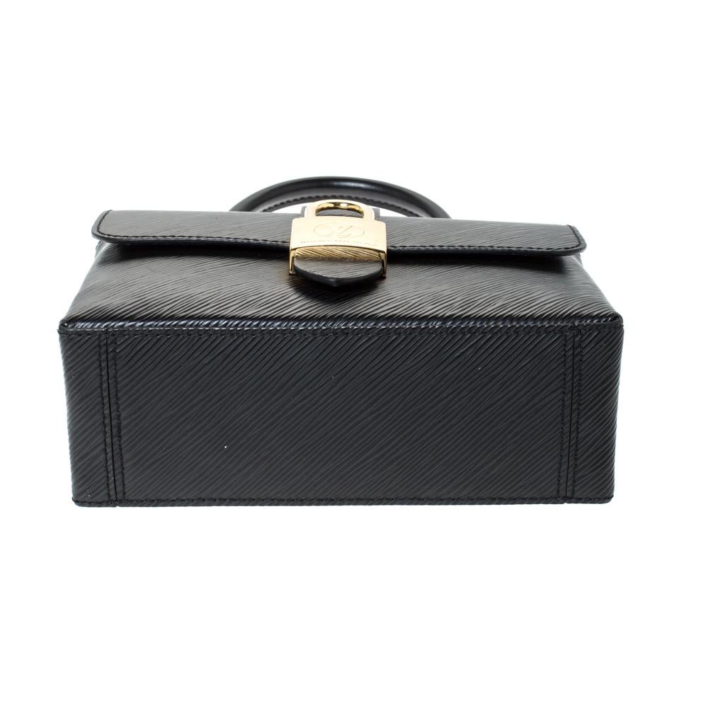 Black Louis Vuitton Epi Leather Locky BB Bag