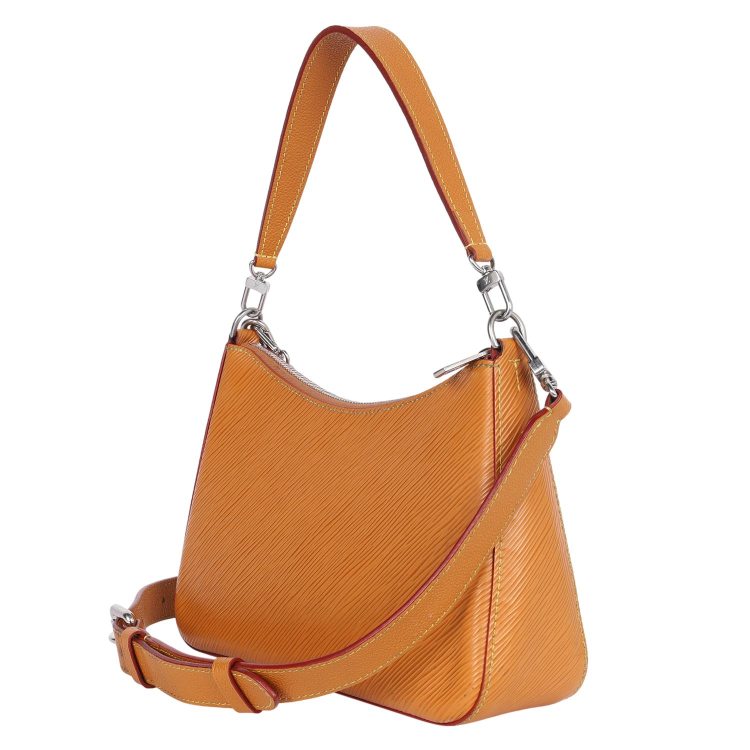 LOUIS VUITTON Epi Cuir Marelle Or Miel en vente 6