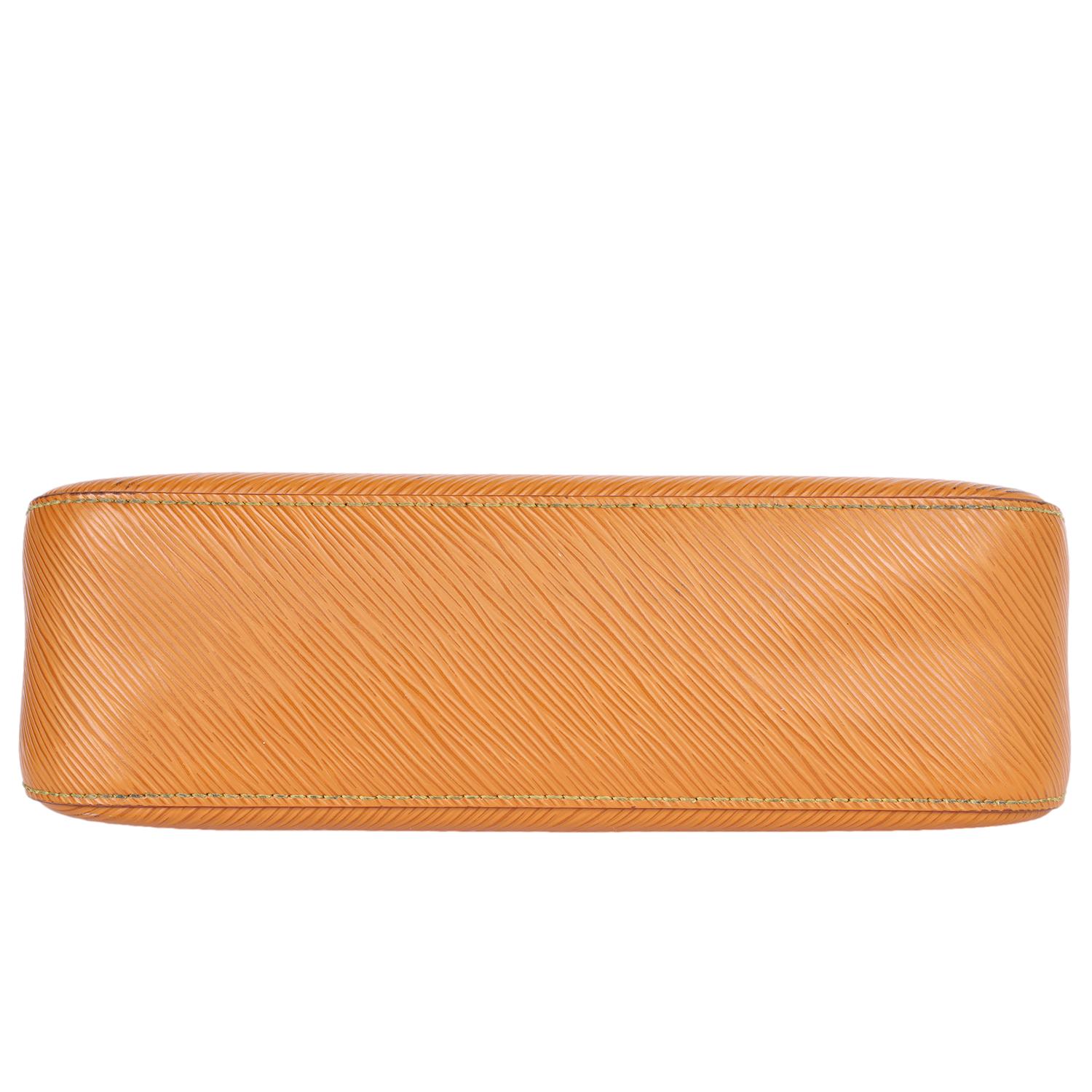 LOUIS VUITTON Epi Cuir Marelle Or Miel en vente 8