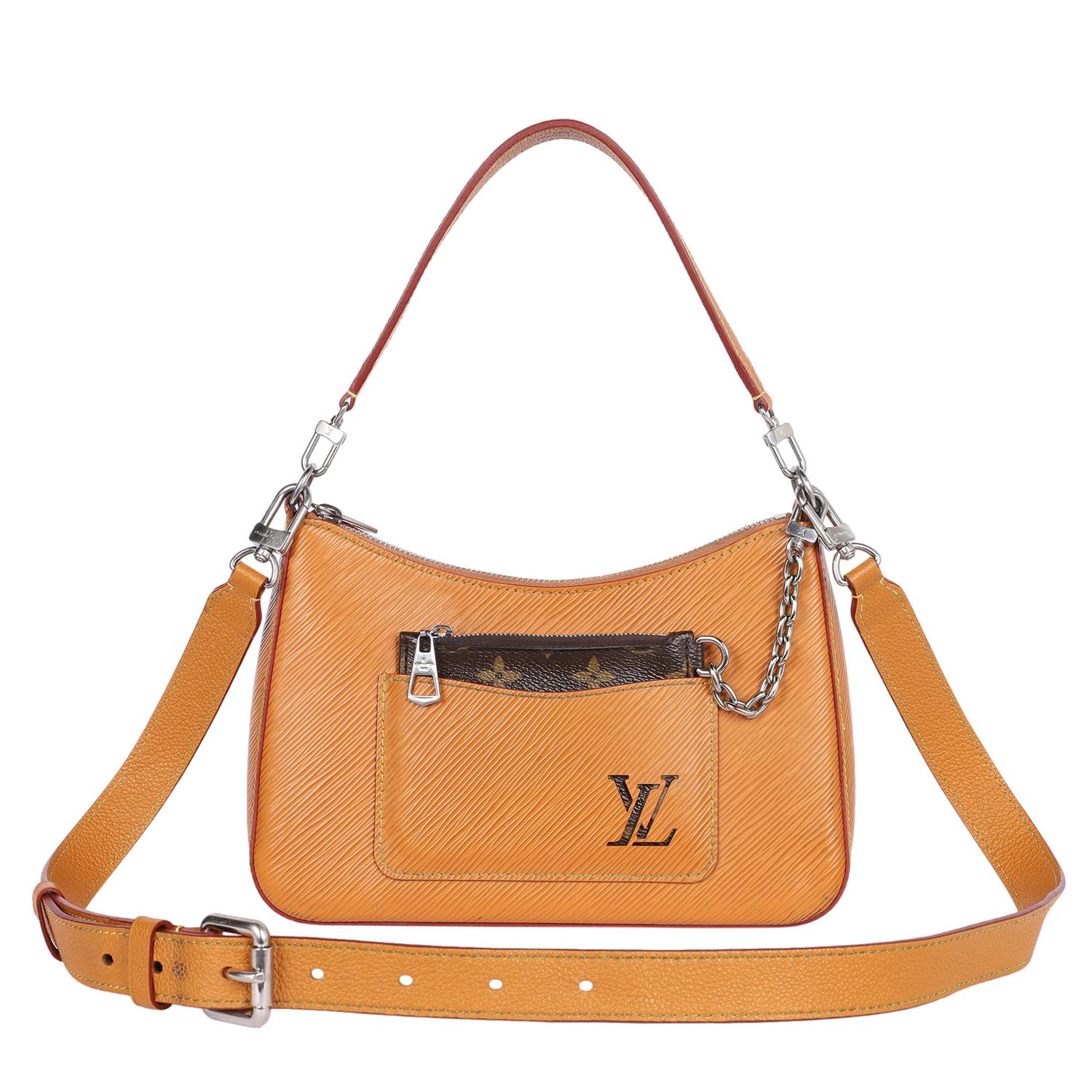 LOUIS VUITTON Epi Cuir Marelle Or Miel Bon état - En vente à Salt Lake Cty, UT
