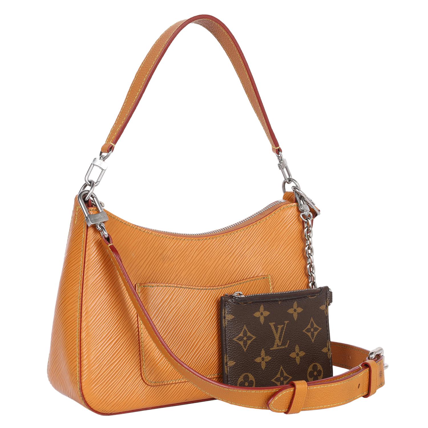LOUIS VUITTON Epi Cuir Marelle Or Miel en vente 1