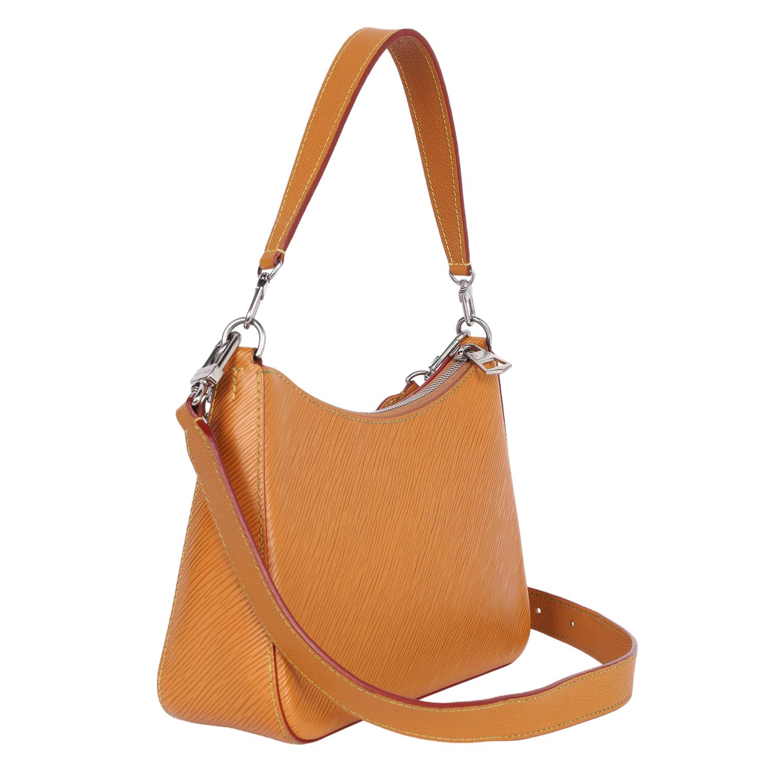 LOUIS VUITTON Epi Cuir Marelle Or Miel en vente 5