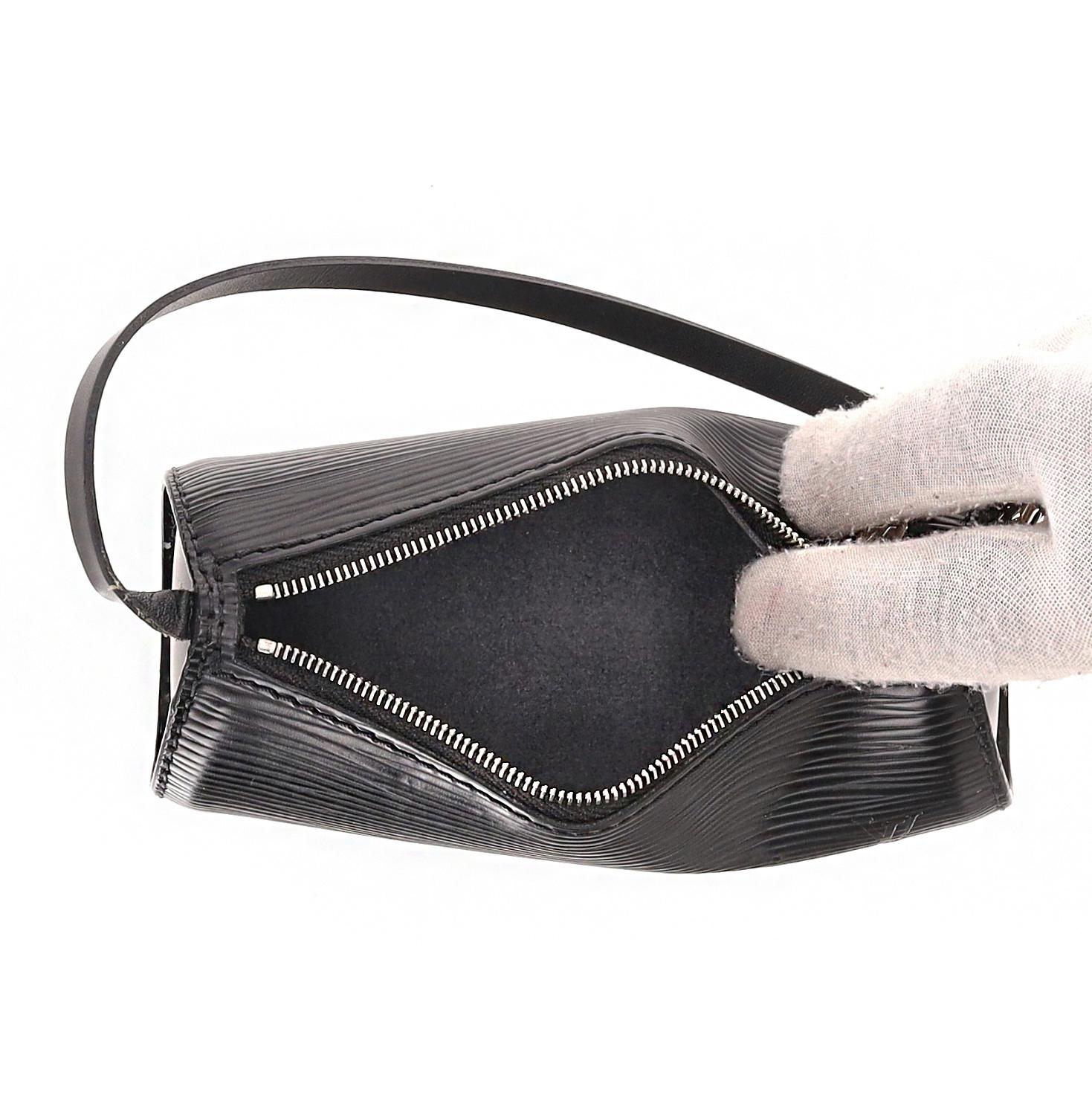 Women's Louis Vuitton Epi Leather Mini Cylinder Papillon Pochette Bag For Sale