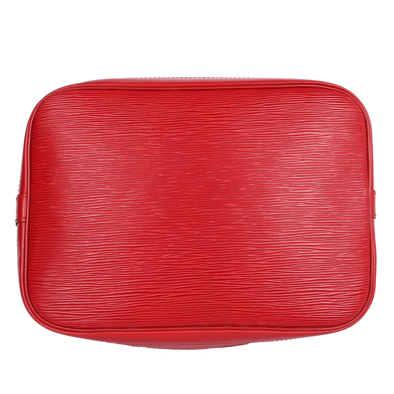 Louis Vuitton Epi Leather Noe GM Shoulder Bag Red For Sale 6