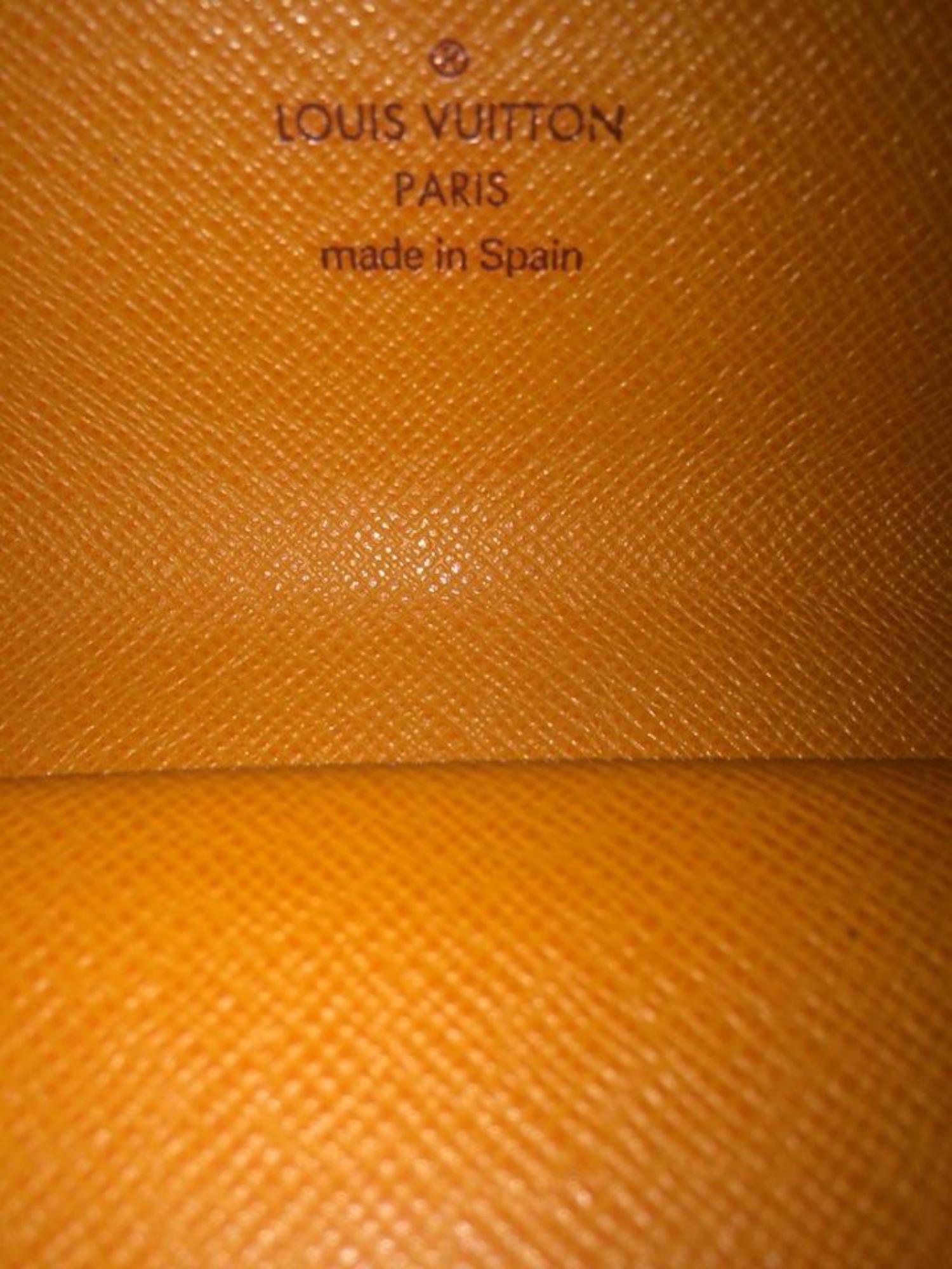 Louis Vuitton Epi Leather Orange Lvtl10 Wallet For Sale 5