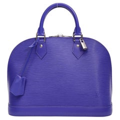 Louis Vuitton Epi Leather Purple Alma PM