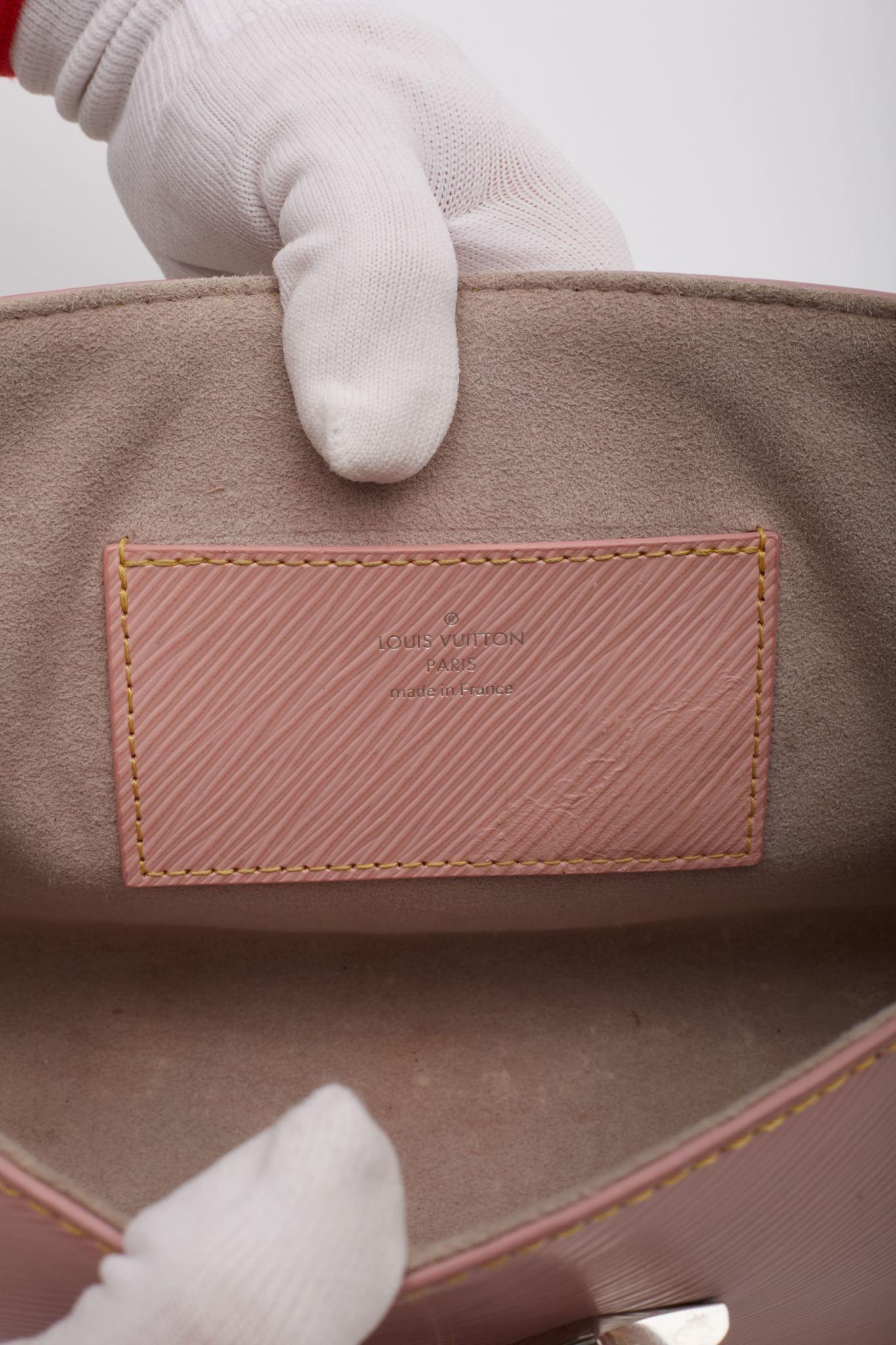 Louis Vuitton Epi Leather Rose Ballerine Twist Shoulder Bag Mm 6