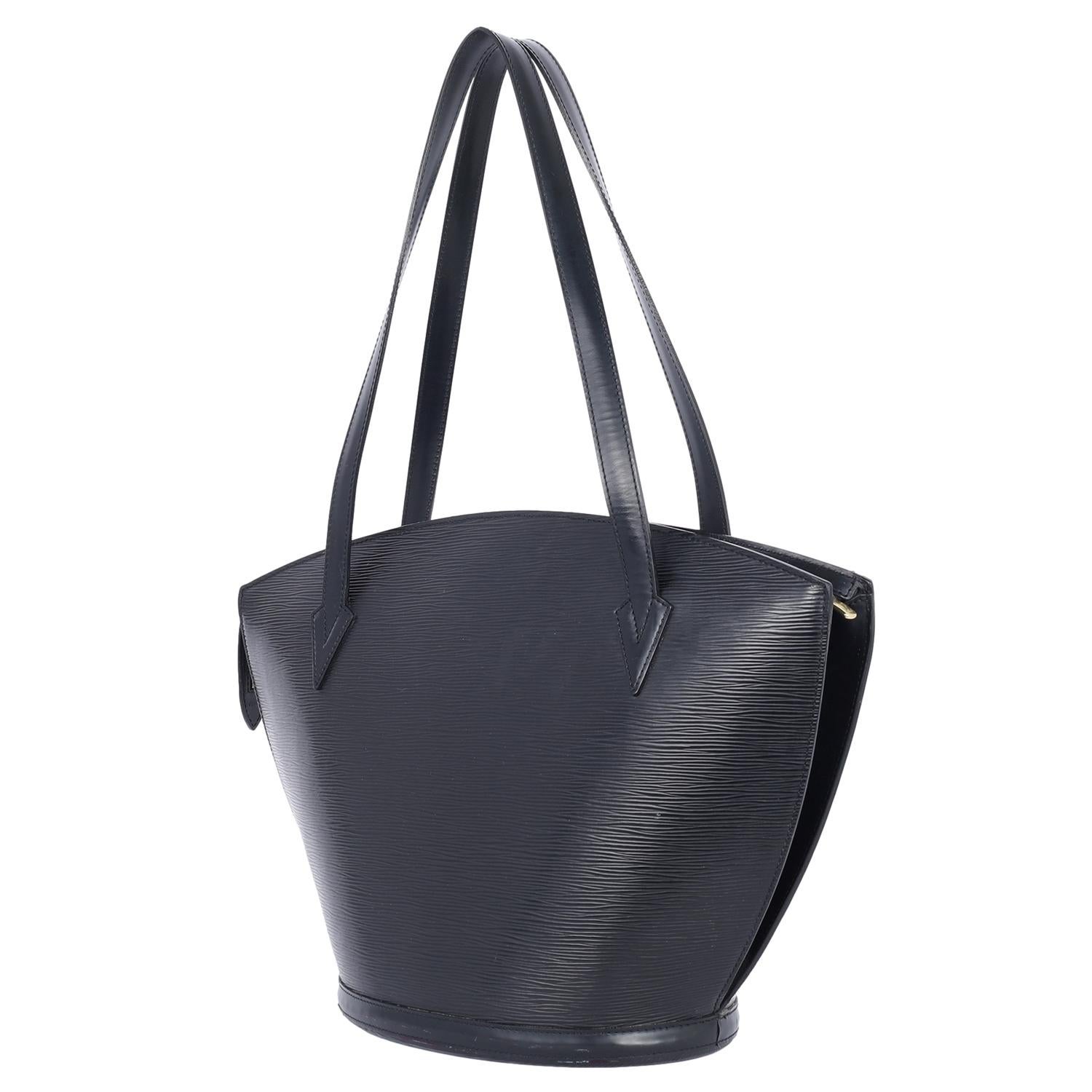 Louis Vuitton Epi Piel Saint Jacques GM Negro 6