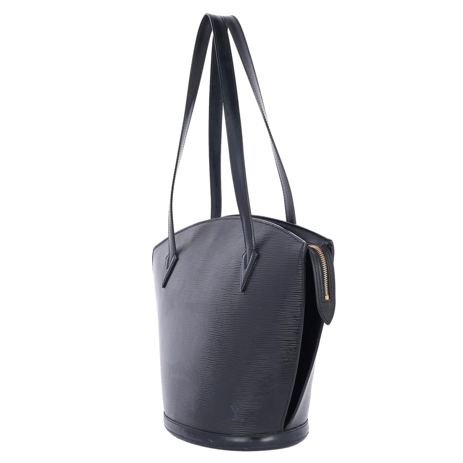 Louis Vuitton Epi Piel Saint Jacques GM Negro 3