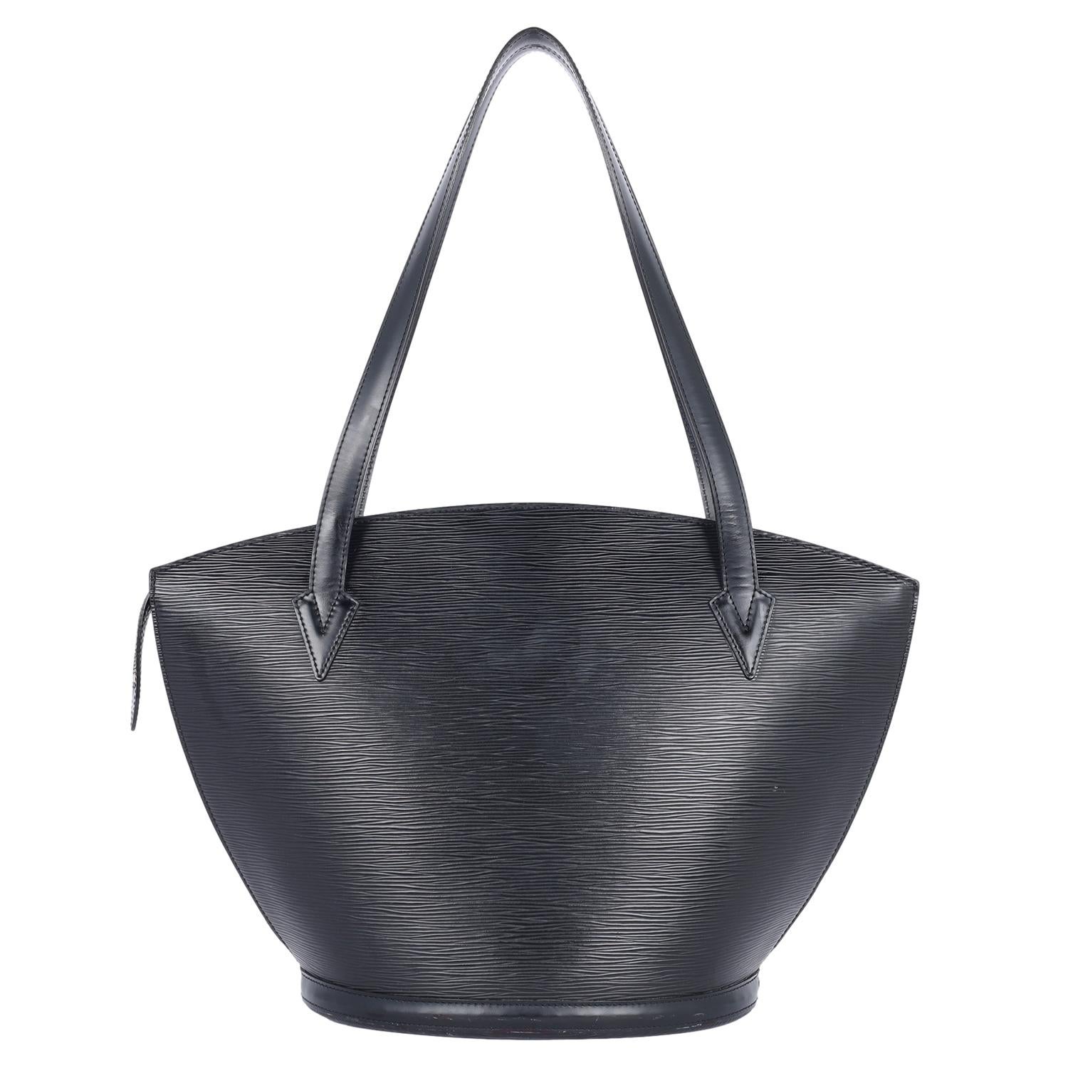 Louis Vuitton Epi Piel Saint Jacques GM Negro 4