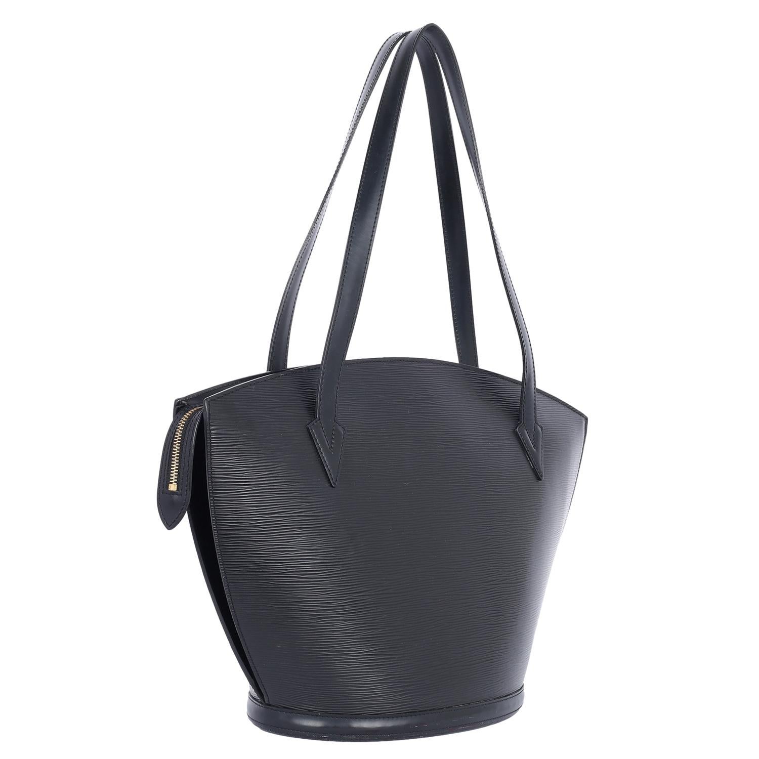 Louis Vuitton Epi Piel Saint Jacques GM Negro 5