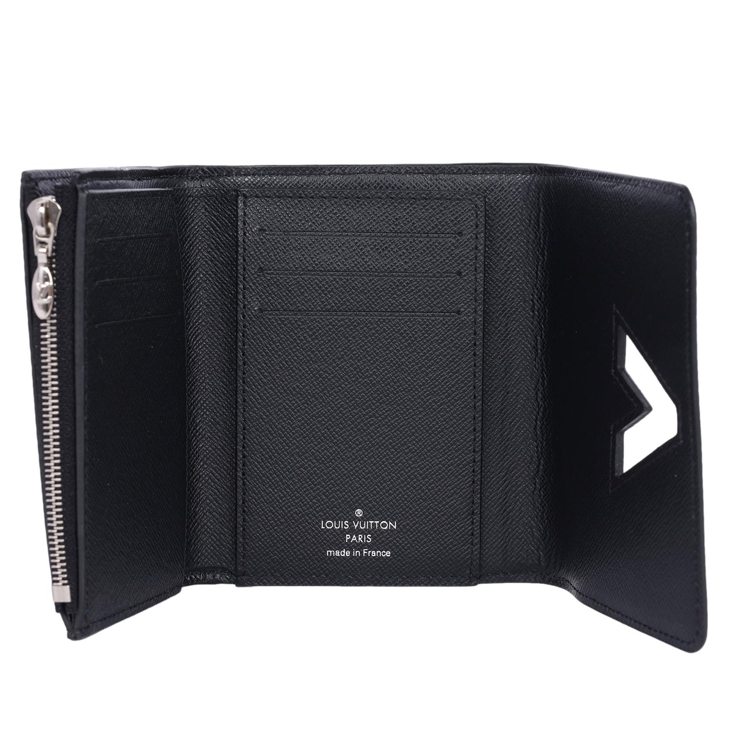 Louis Vuitton Epi Leather Twist Wallet Black 7