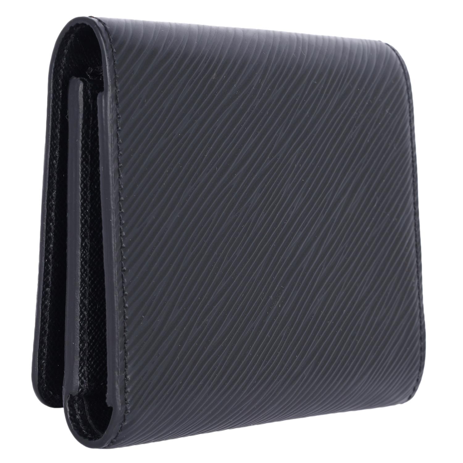 Louis Vuitton Epi Leather Twist Wallet Black 2