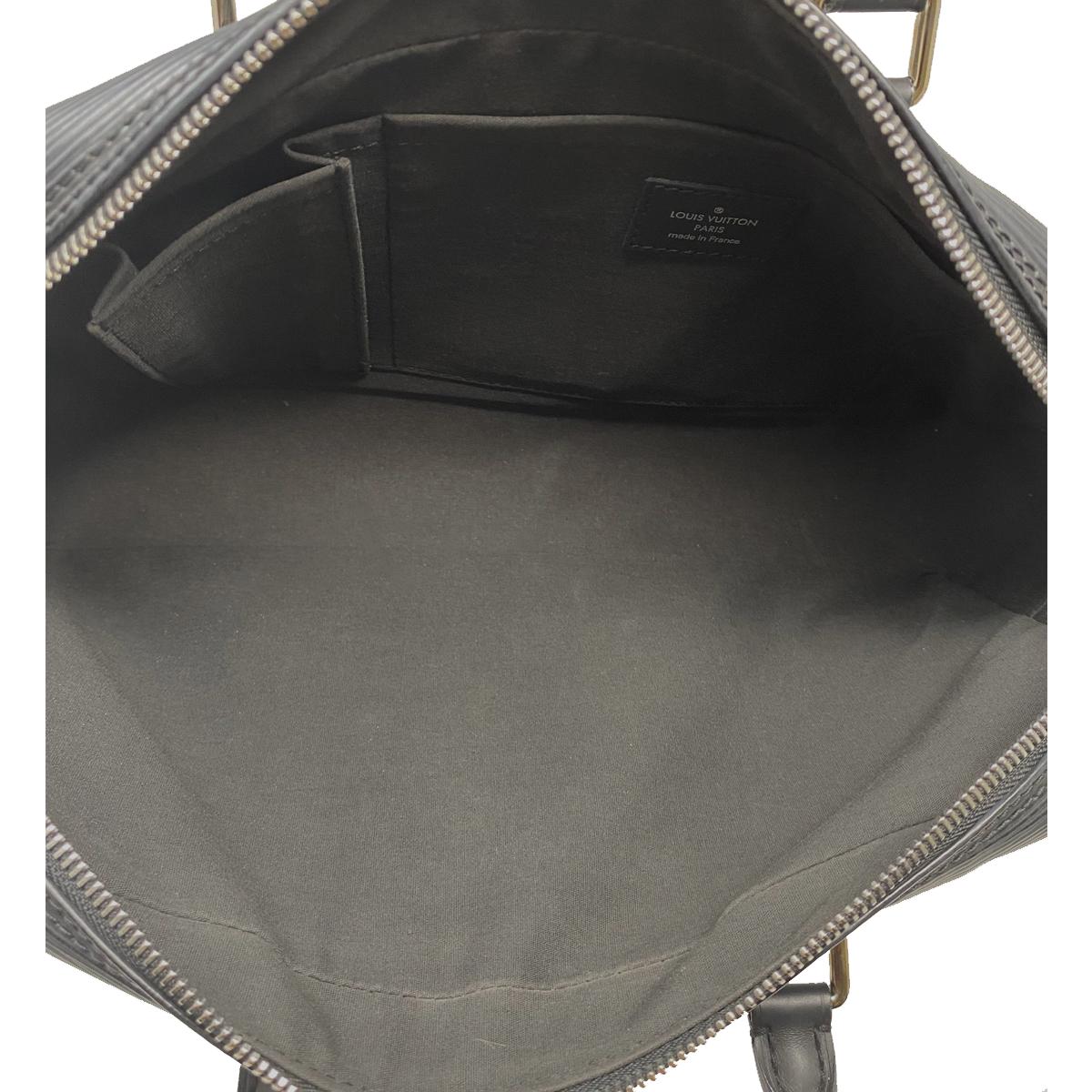 Louis Vuitton Epi Leather Vivienne Black Handbag  For Sale 2