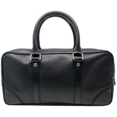 Louis Vuitton Epi Leather Vivienne Black Handbag 