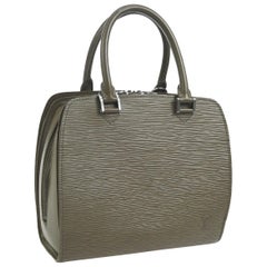 Louis Vuitton Epi Leather Zipper Top Evening Top Handle Satchel Bag