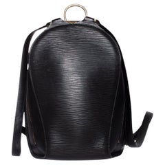 Louis Vuitton, Epi Mabillon black leather bag