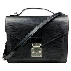 LOUIS VUITTON Epi Monceau Black – ALB