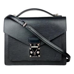 Sold at Auction: Louis Vuitton, Louis Vuitton Designer Monogram Monceau 28  Handbag