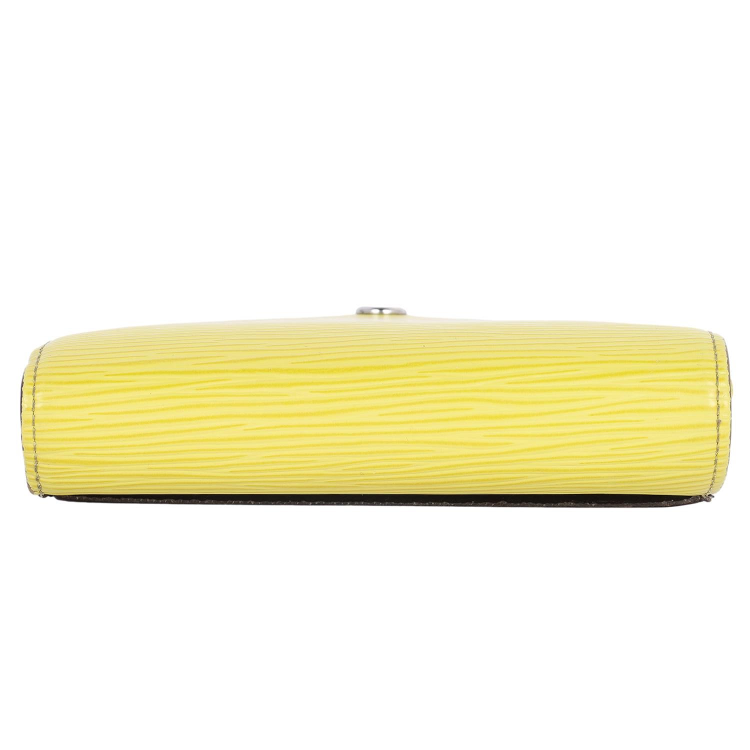 Louis Vuitton Epi Monogram Marie-Lou Compact Wallet Pistache Yellow 6