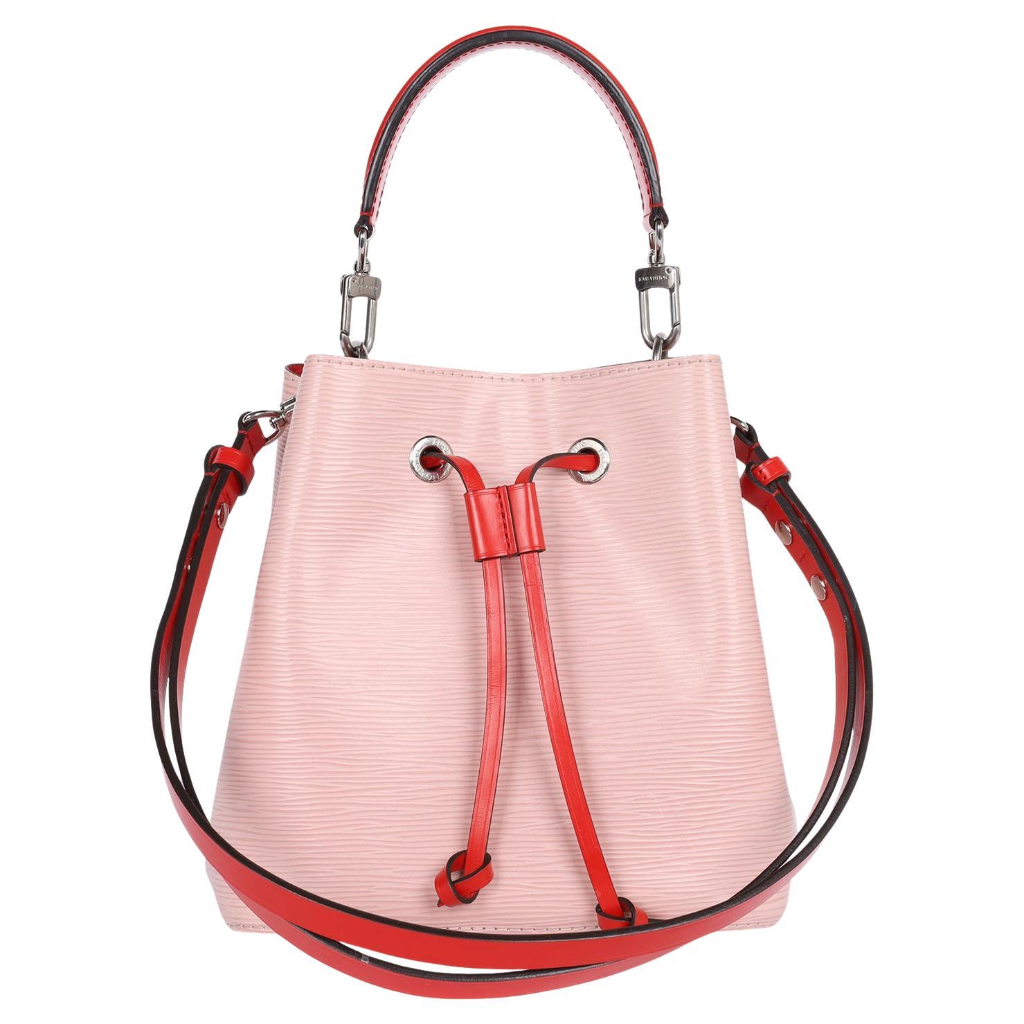 LOUIS VUITTON Epi Neonoe Rose Ballerine Pink
