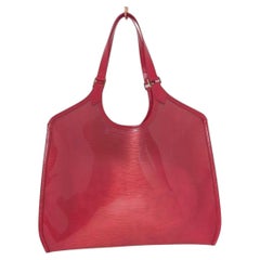 Louis Vuitton Epi Plage Baia Beach Tote Grenadine Red with Pouch