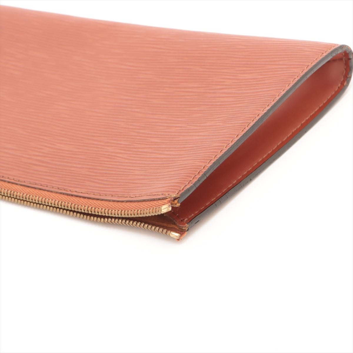 Louis Vuitton Epi Pochette Accessoires Brown For Sale 6