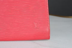 Louis Vuitton Epi red leather Pochette Clutch