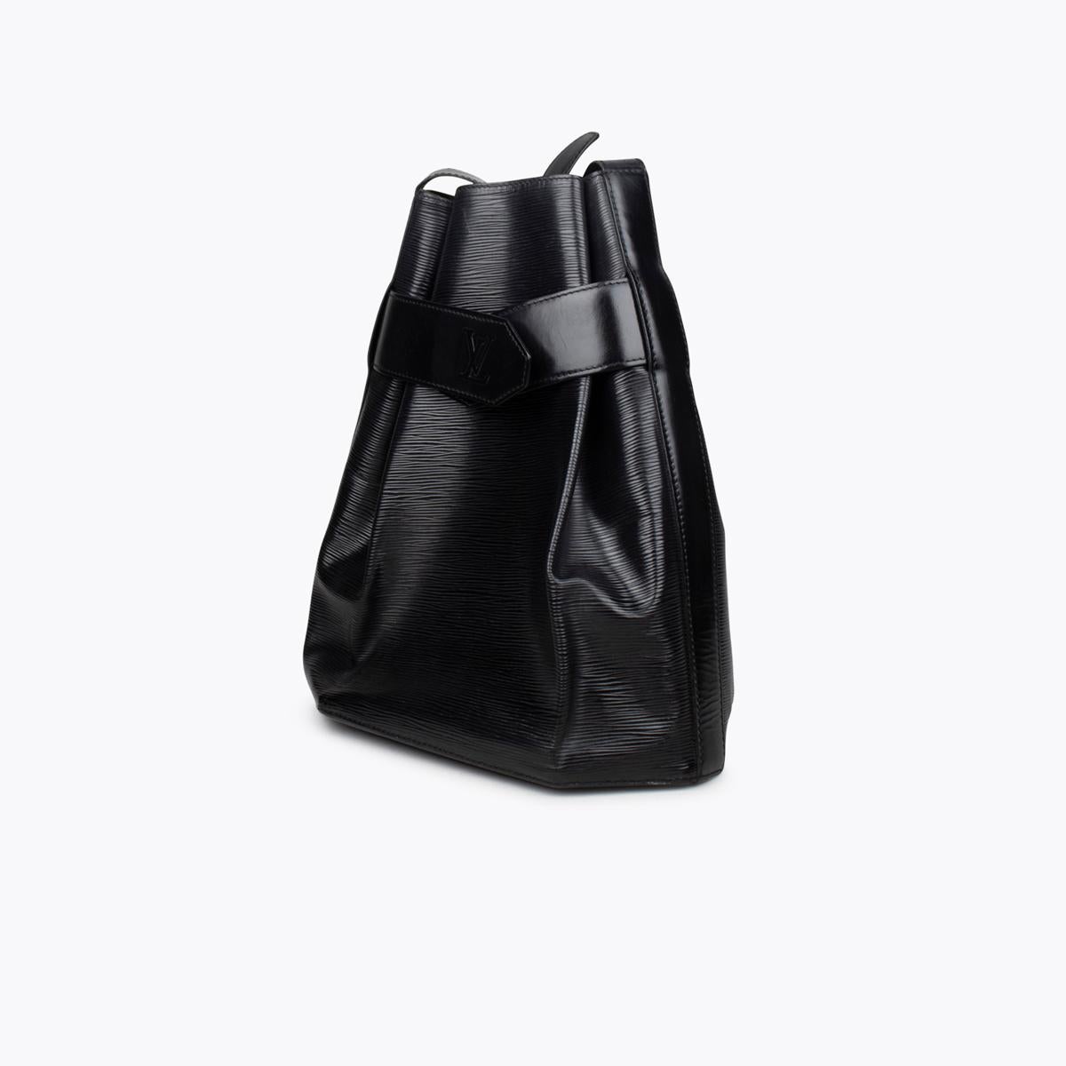 Black Louis Vuitton Epi Sac Depaule GM