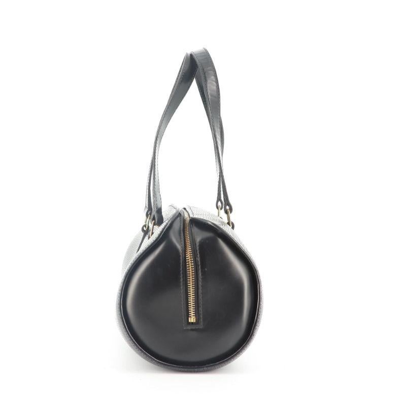 Gray Louis Vuitton Epi Soufflot Bag in Epi Leather