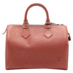 Louis Vuitton Epi Speedy 25 Brown