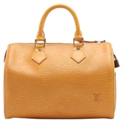 Louis Vuitton Epi Speedy 25 Oro giallo