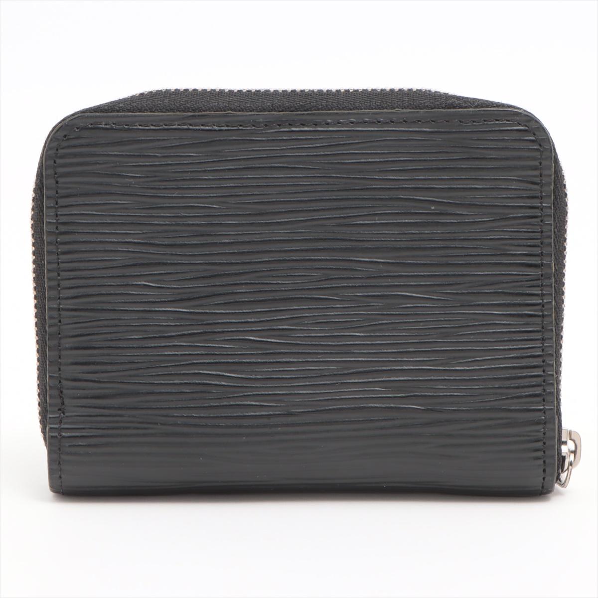 Louis Vuitton Epi Zippy Coin Purse Black In Good Condition For Sale In Indianapolis, IN