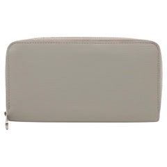 Louis Vuitton Epi Zippy Geldbörse Grau x Gelb