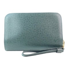Louis Vuitton Epicea Taiga Orsa Leather Wristlet Baikal 12LVA910