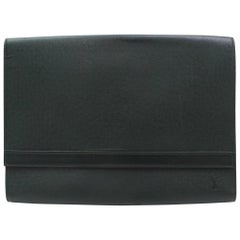 Louis Vuitton Epiciea Volga Fold 867380 Green Leather Clutch
