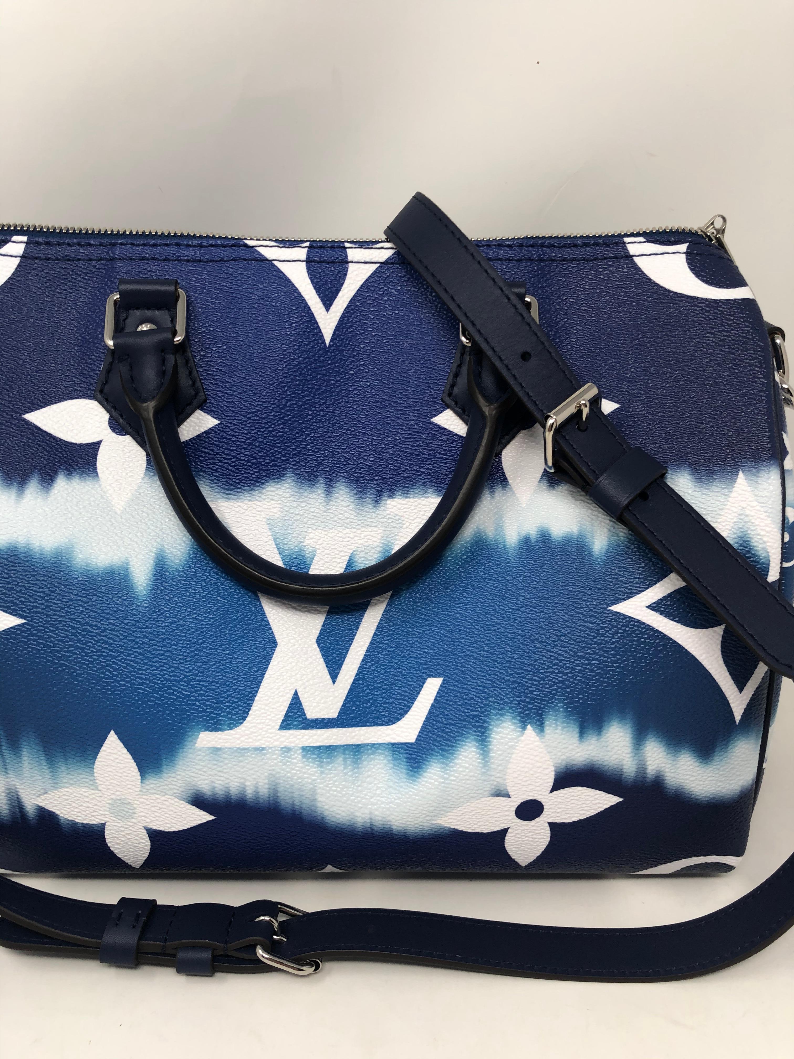Louis Vuitton Escale Blue Speedy Bandouliere 6