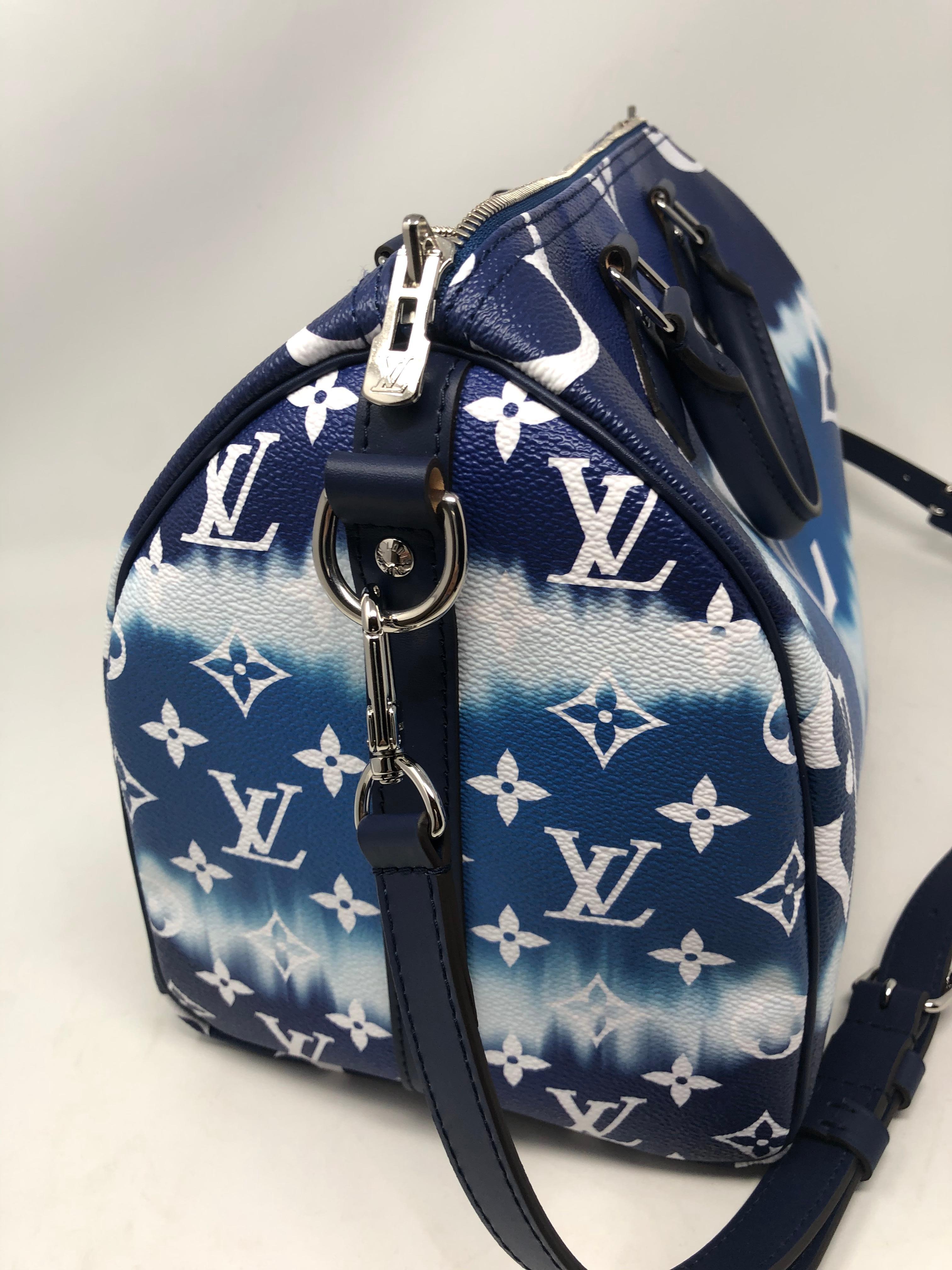 Louis Vuitton Escale Blue Speedy Bandouliere 7
