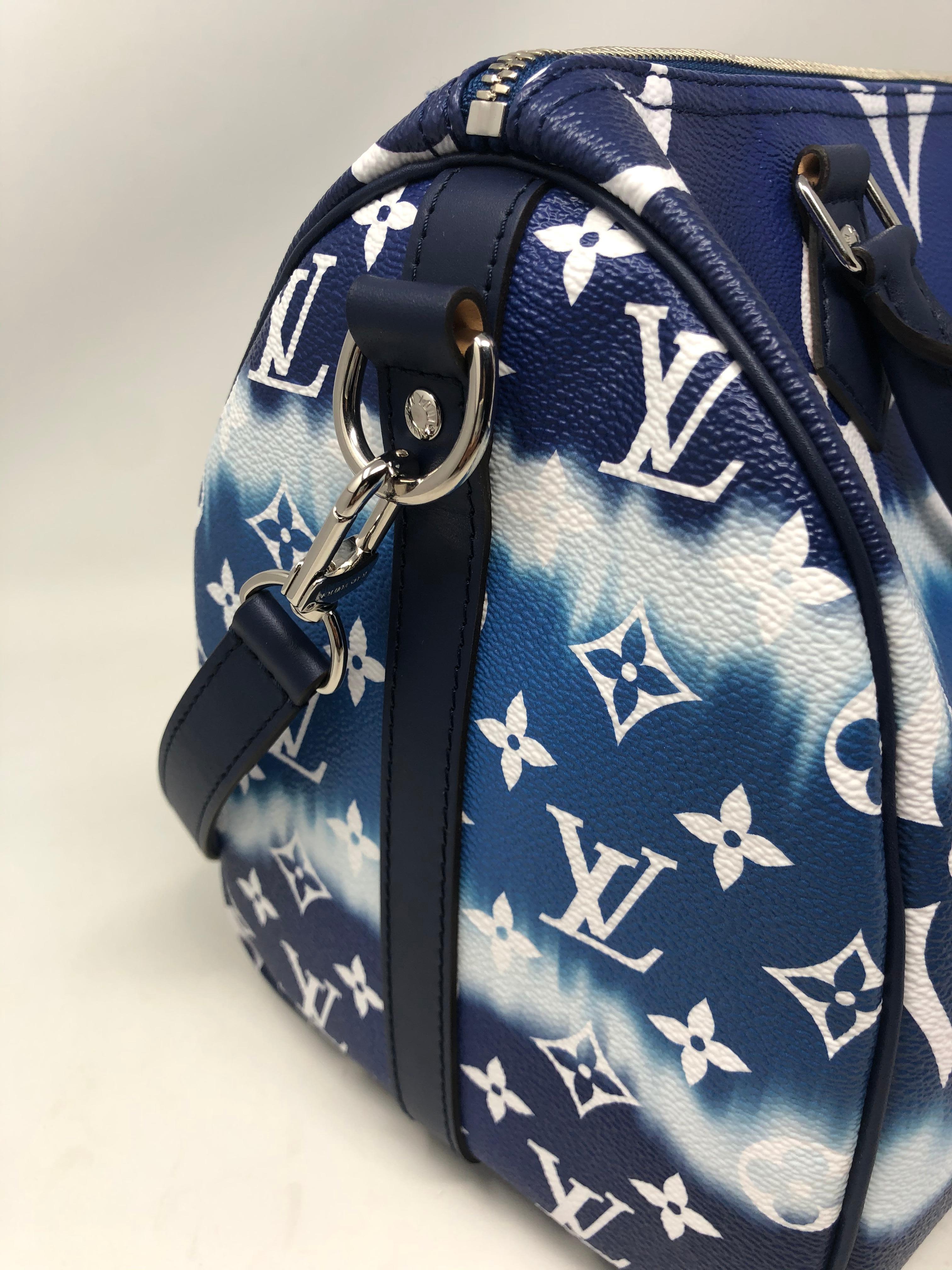 Louis Vuitton Escale Blue Speedy Bandouliere 9