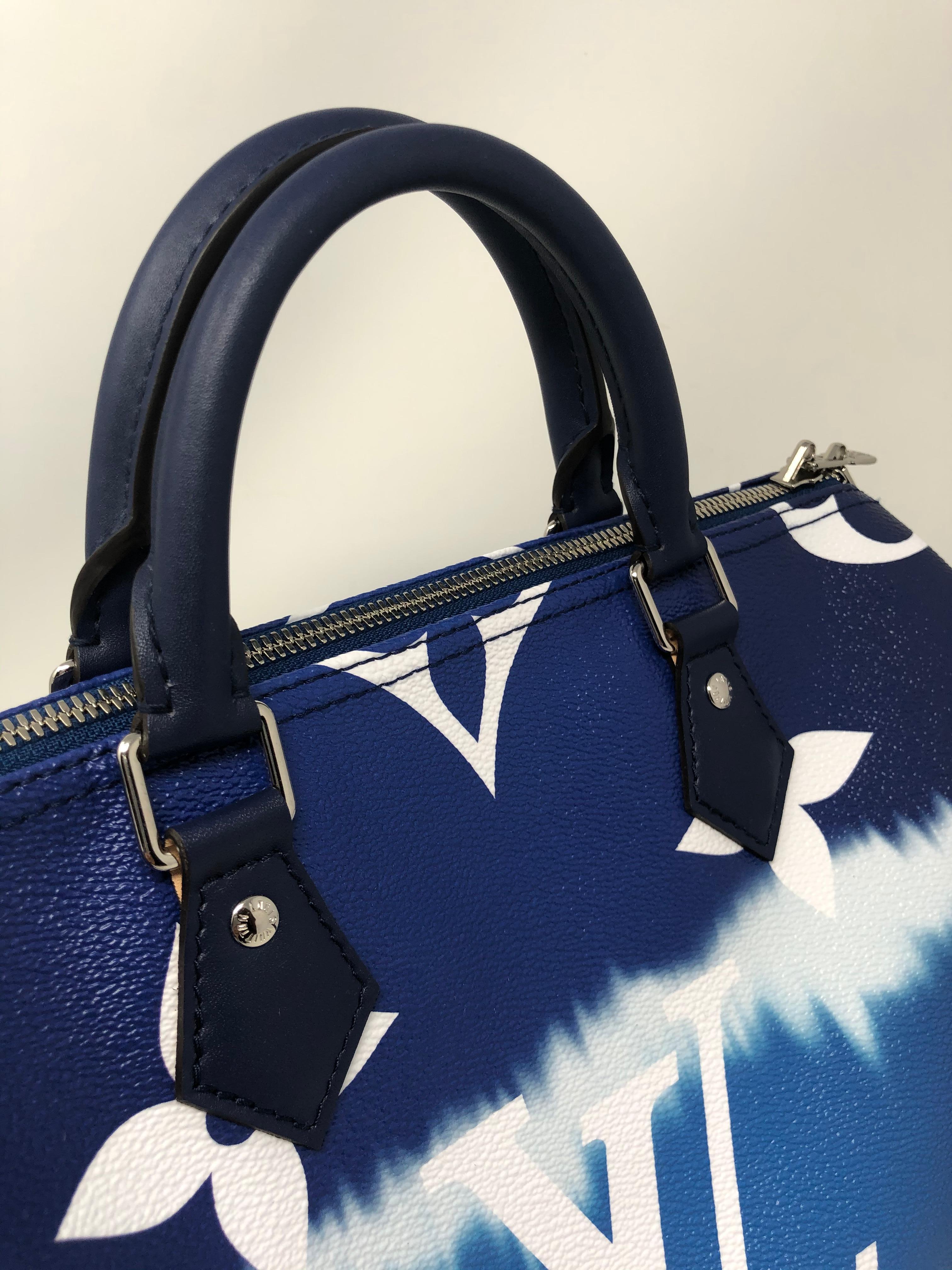 Louis Vuitton Escale Blue Speedy Bandouliere 11