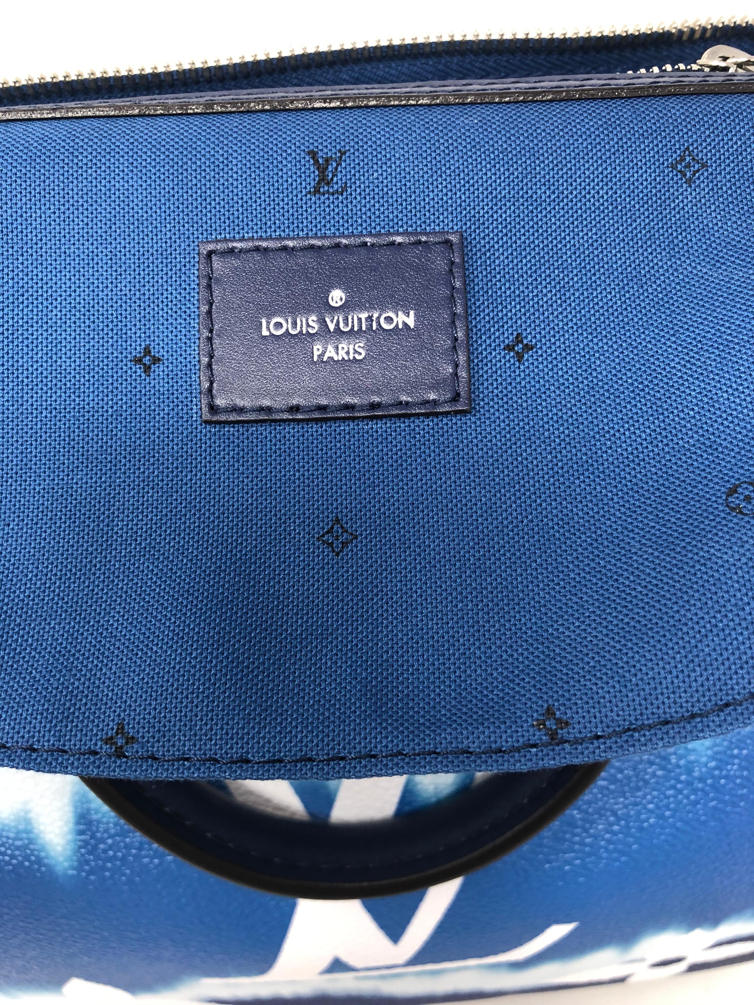 Louis Vuitton Escale Blue Speedy Bandouliere 1