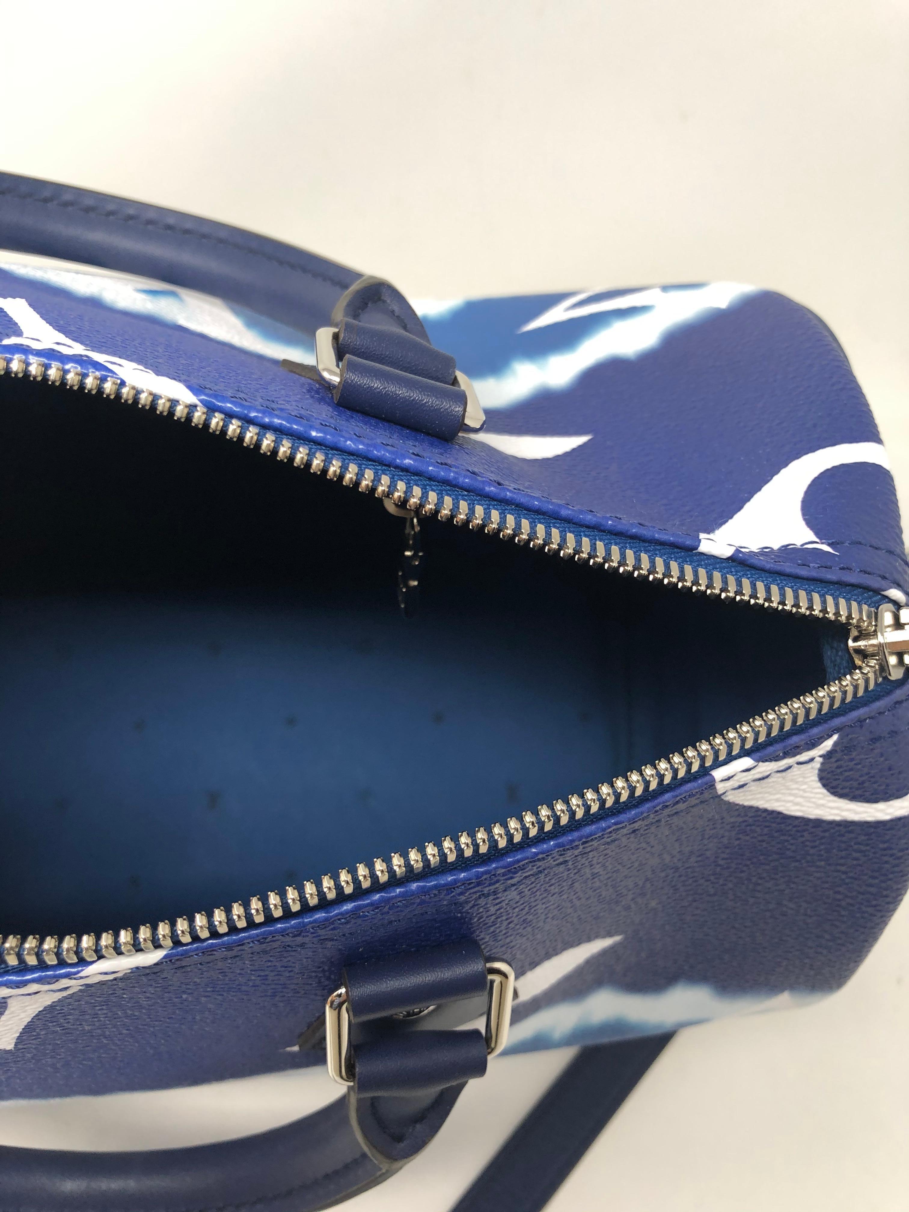 Louis Vuitton Escale Blue Speedy Bandouliere 2
